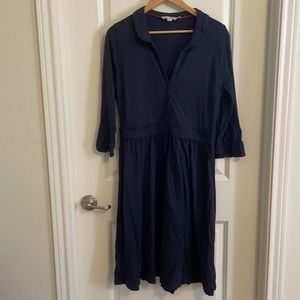 Boden button up shirt dress